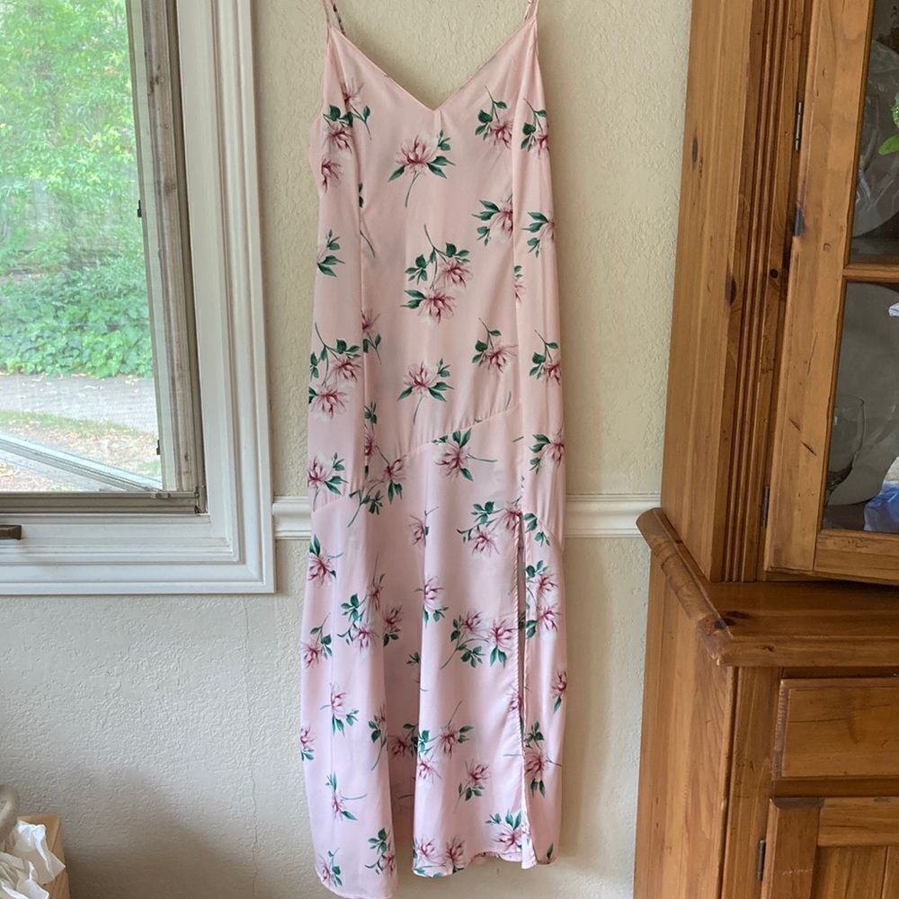 Floral Slip Style Maxi Dress Size M